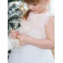 Нарядное платье White roses для девочки