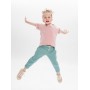 Костюм детский Amarobaby JUMP (футболка,брюки), розовый/мятный