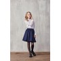 School skirt with tulle, Art.SHSK011-03