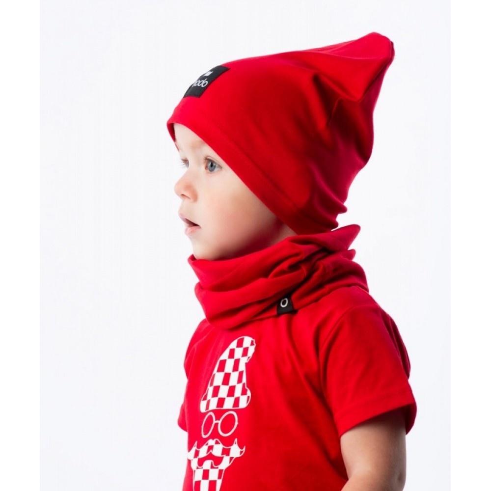 Set of cap and snud BODO red