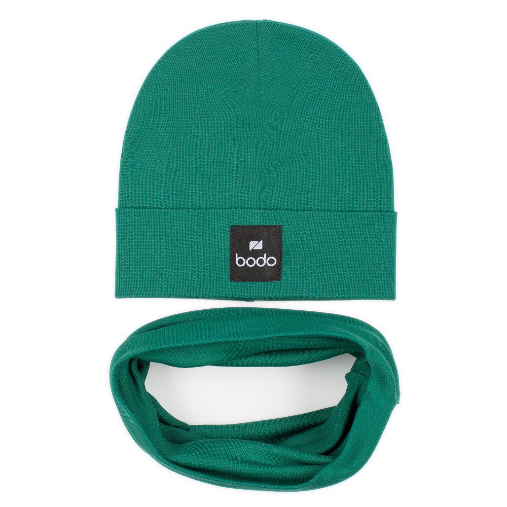 Set of cap and snud BODO 13-30U emerald
