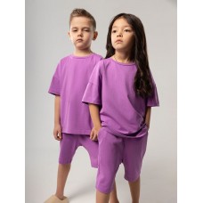 Костюм 11-373U фиолетовый, с шортами