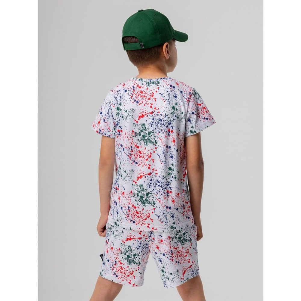 Костюм детский с шортами 11-391U Bodo, брызги