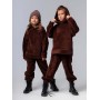 Костюм велсофт 11-444U коричневый BODO