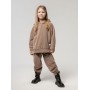 Костюм коричневый флисовый 11-464U (толстовка и брюки)