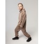 Костюм коричневый флисовый 11-464U (толстовка и брюки)