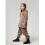 Костюм коричневый флисовый 11-464U (толстовка и брюки)