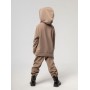 Костюм коричневый флисовый 11-464U (толстовка и брюки)