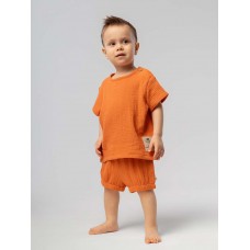 Костюм 21-68U оранжевый муслиновый для малышей