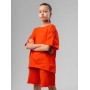 Костюм 46-77U морковный Bodo (футболка и шорты)
