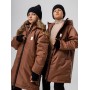 Пальто утеплённое 49-10U BODO, коричневый