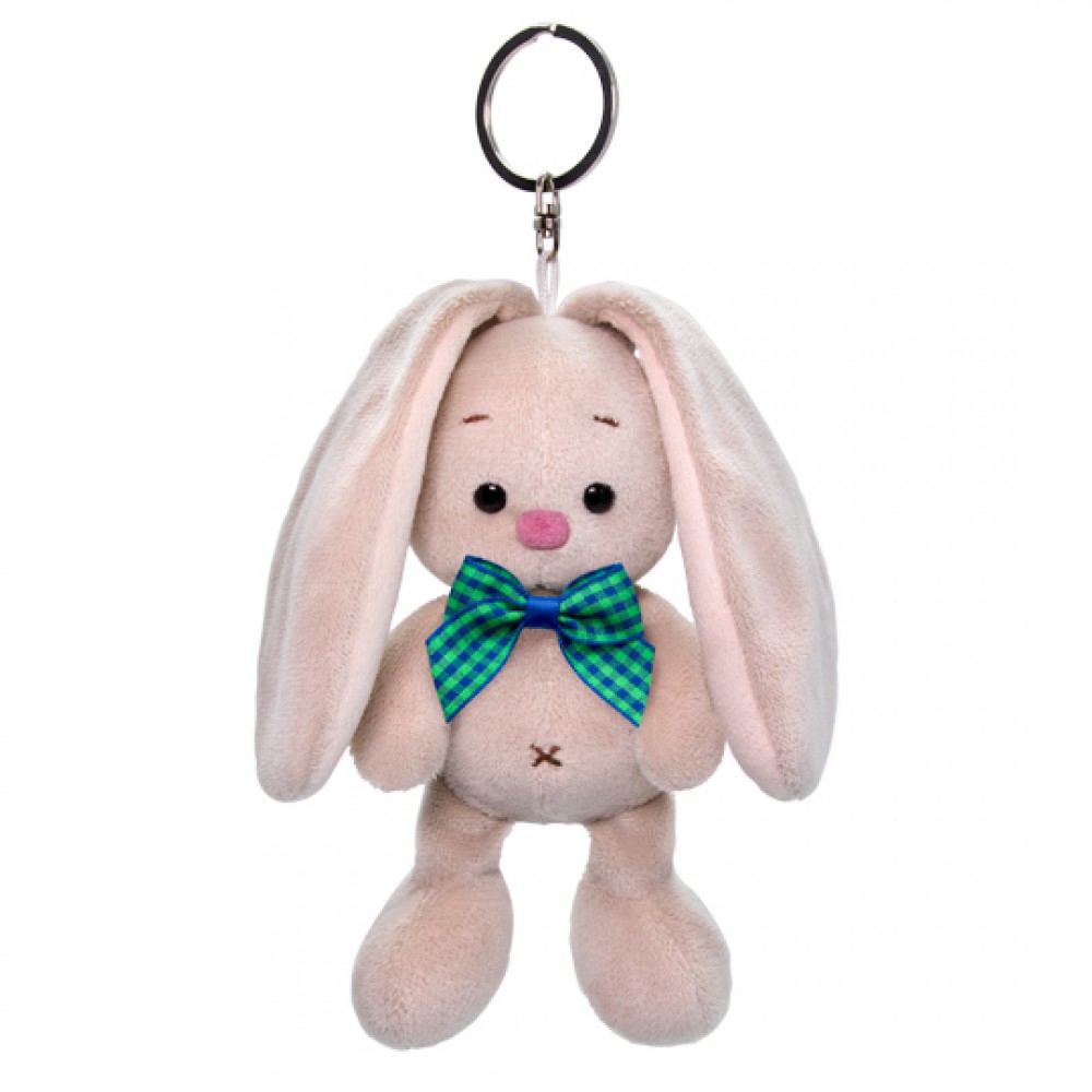 Keychain BUDI BASA Bunny Mi with a green bow