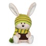 Мягкая игрушка BUDI BASA Заяц Антоша в шапочке и свитере 15см