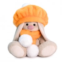 Мягкая игрушка BUDI BASA Зайка Ми в оранжевом берете 15 см SidX-350
