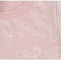 Пижама для девочки (футболки + брюки) Crockid, зоопарк на дымчатой розе
