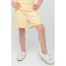 Летние шорты для девочки Crockid, бледно желтый