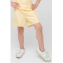 Летние шорты для девочки Crockid, бледно желтый