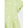 Платье для девочки Crockid Летние цветы, сочный лайм