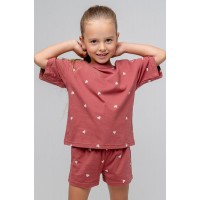 Пижама для девочки футболка и шорты