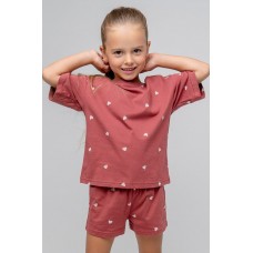 Пижама для девочки футболка и шорты