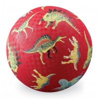 Мяч Динозавры (красный) 13 см Crocodile Creek (21242)