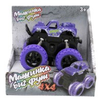 Машина пластиковая FUNKY TOYS инерционная фиолетовая 4*4 60002