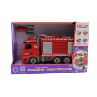 Машина пластиковая FUNKY TOYS пожарная (конструктор) 1:12 FT61115