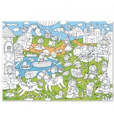 Раскраска-плакат ГЕОДОМ Принцессы, для малышей 5709