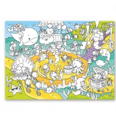 Раскраска-плакат ГЕОДОМ В океане, для малышей 5747
