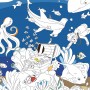 Раскраска-плакат ГЕОДОМ Подводный мир, большая 3323