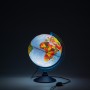 Глобус GLOBEN Физико-политический рельефный с подсветкой 250 INT12500286