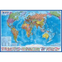 Карта GLOBEN интерактивная.Мир Политический 1:28 КН046