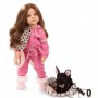 Кукла Gotz Ханна с чёрной собакой, 50 см