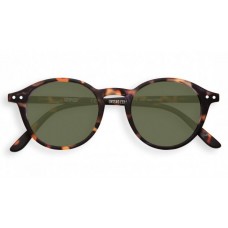 Солнцезащитные очки IZIPIZI, оправа D, черепаховые с зелёными линзами