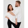 Футболка овер unisex, тофу