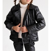 Детская куртка-косуха черная