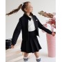 Куртка школьная черная INZIBE для девочки