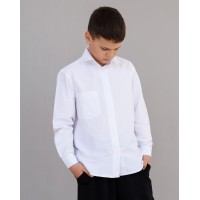 Рубашка классическая школьная белая INZIBE