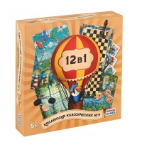Настольная игра Мультинабор 12 в 1 Konik Games