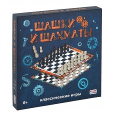 Набор настольных игр Шахматы + Шашки Konik Games