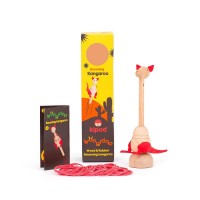 Деревянная игрушка Kipod Подпрыгивающий кенгуру