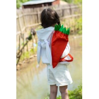 Детский рюкзак Морковка, ярко-оранжевый
