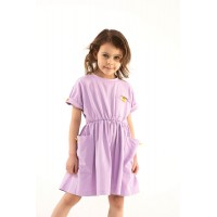 Детское платье-туника с аппликацией Утенок