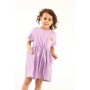 Сиреневое детское платье-туника с аппликацией Утенок
