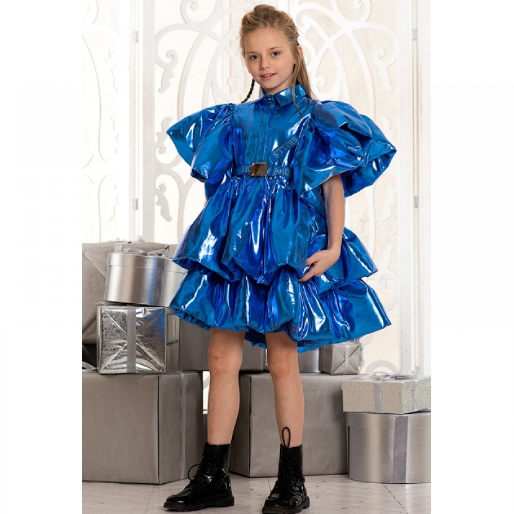 Платье нарядное для девочки Синяя птица