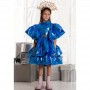 Платье нарядное для девочки Синяя птица