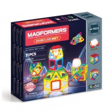 Магнитный конструктор MAGFORMERS - Neon Led set