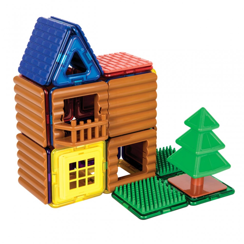 Магнитный конструктор MAGFORMERS Log cabin set 705006