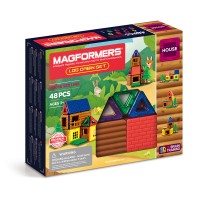 Магнитный конструктор MAGFORMERS Log cabin set 705006