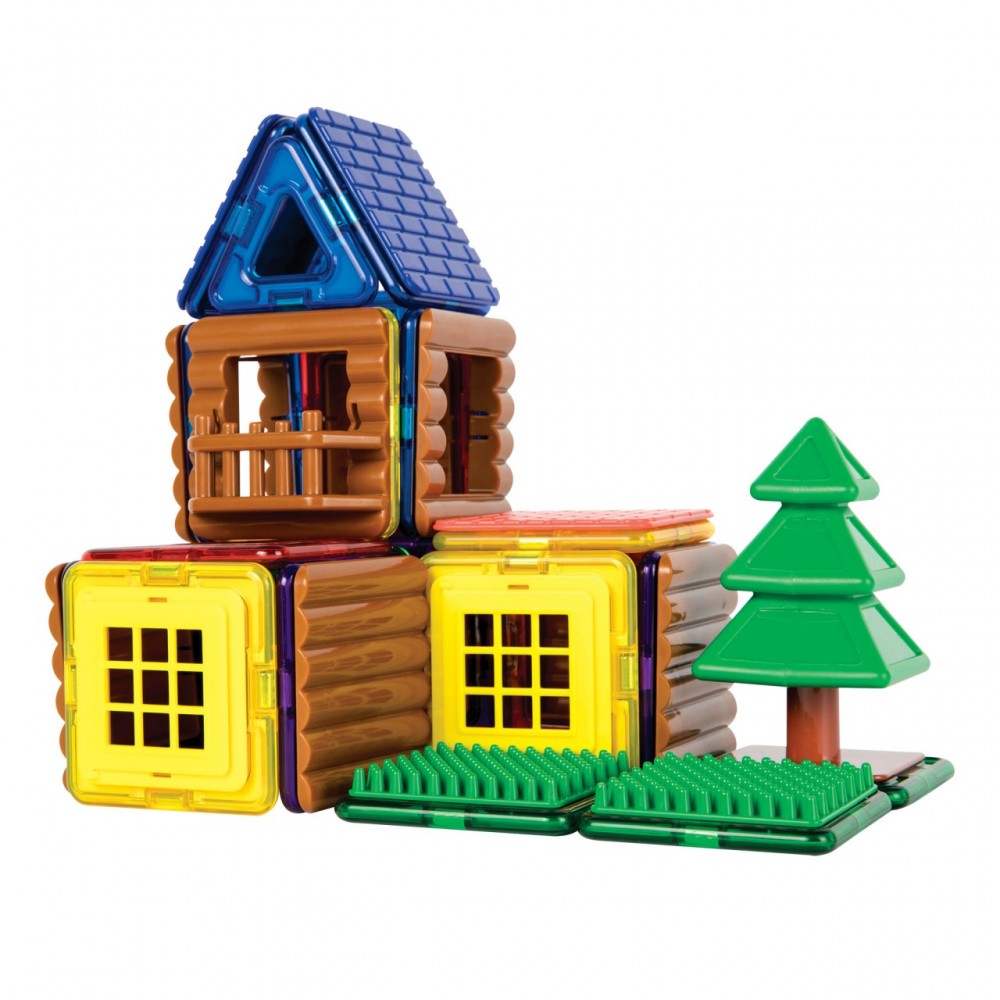 Магнитный конструктор MAGFORMERS Log cabin set 705006